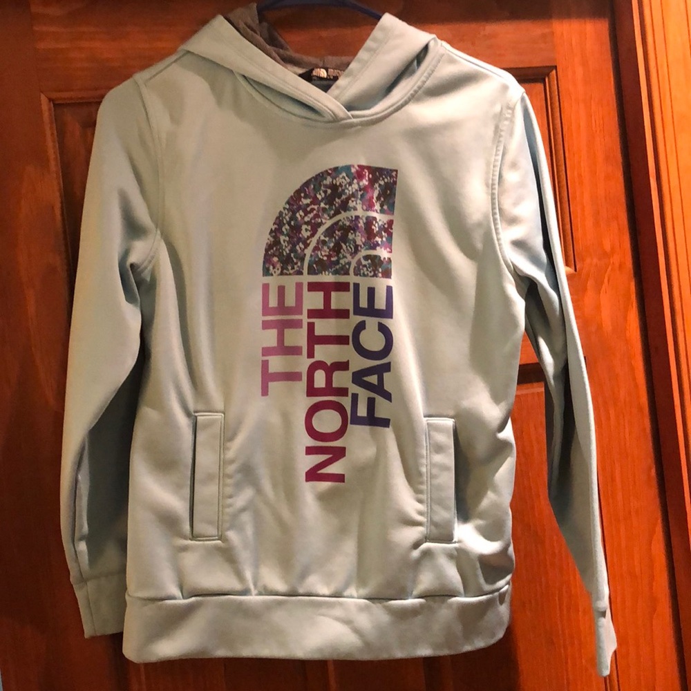 North Face girls Hoodie size Large